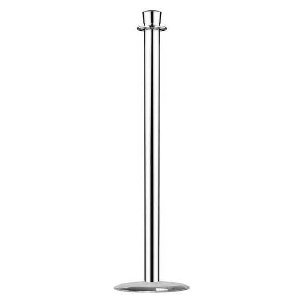 Urn Top Rope Post, Satin Chrome