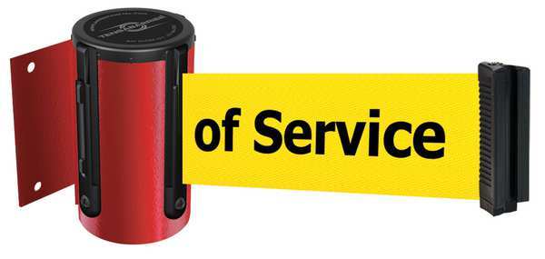 Belt Barrier, Red, Belt Color Yellow