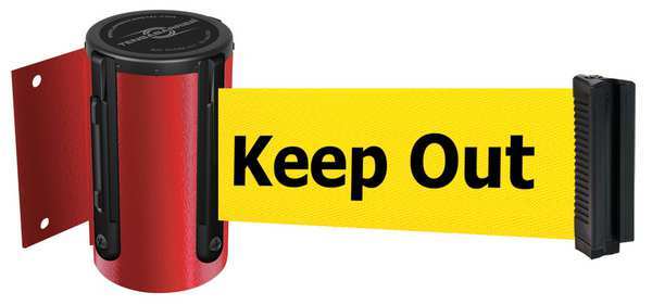 Belt Barrier, Red, Belt Color Yellow