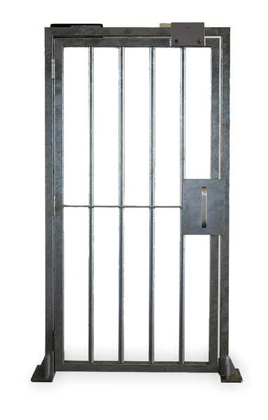 Man Gate, Left Hand, Stainless Steel