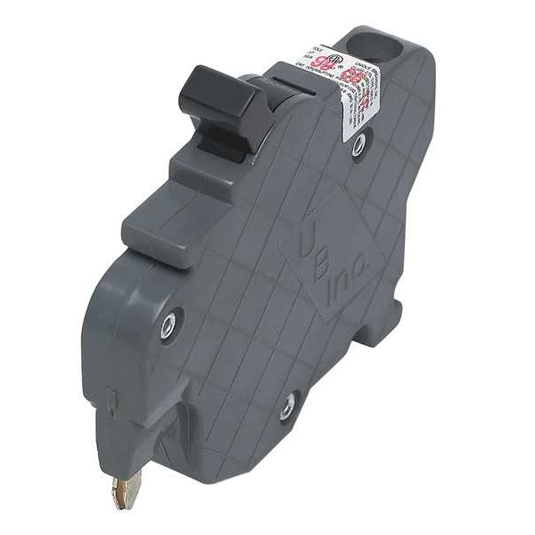 Miniature Circuit Breaker, 20 A, 120V AC, 1 Pole, Plug In Mounting Style, UBIF Series