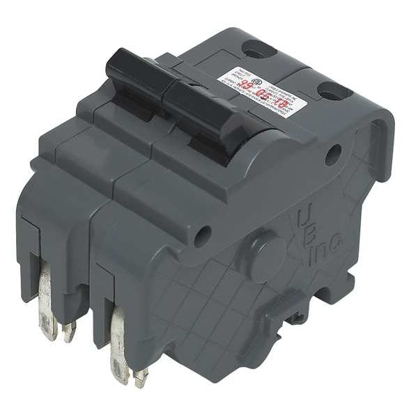 Miniature Circuit Breaker, 15 A, 120/240V AC, 2 Pole, Plug In Mounting Style, UBIF Series
