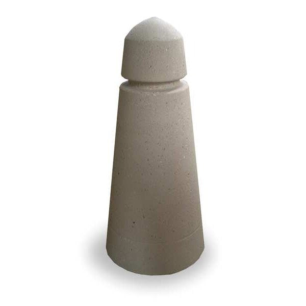Security Bollard, Round, 41 In. L, 41 In. H