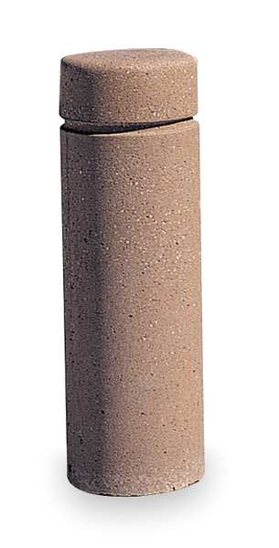 Security Bollard, Round, 36 In. L, 36 In. H