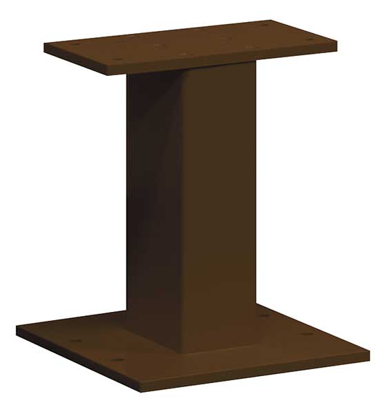 Cluster Box Unit Pedestal, Bronze, Powder Coated, -, 13 Doors, 16 Doors