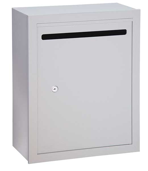 Letter Box, Aluminum, Powder Coated, Surface, -
