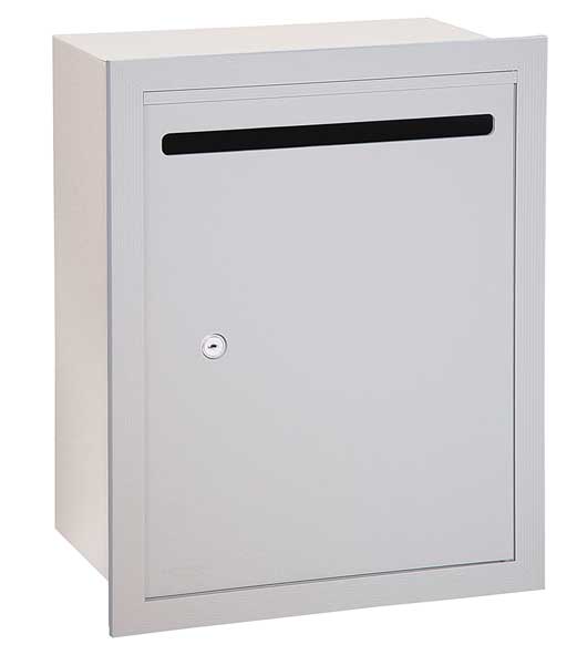 Letter Box, Aluminum, Powder Coated, Recessed, -