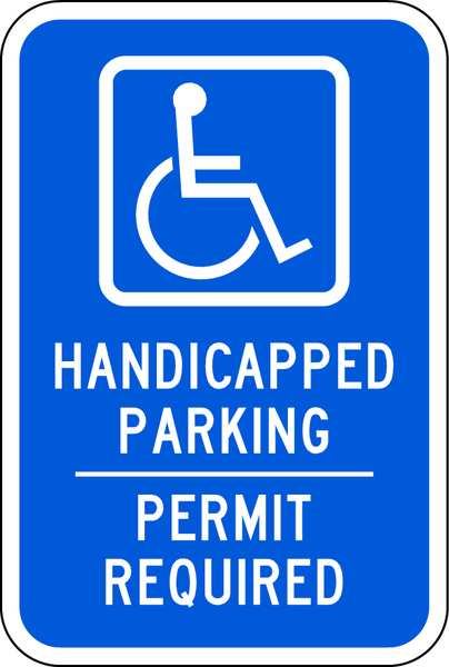 Handicapped Parking Sign, 18
