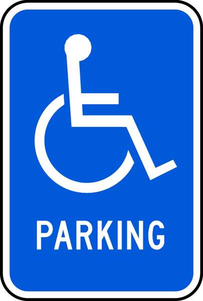 ADA Handicapped Parking Sign, 18