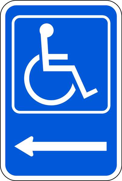 ADA Handicapped Parking Sign, 18