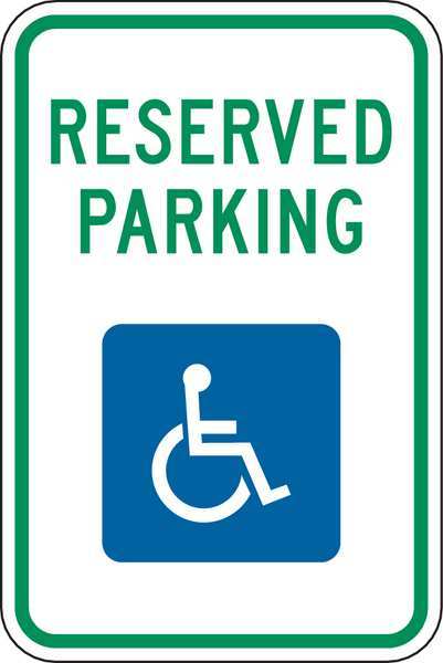 Reserved Parking Parking Sign, 18