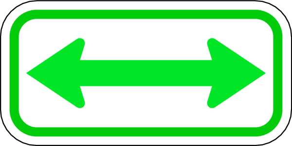 Arrow Supplemental Parking Sign, 6