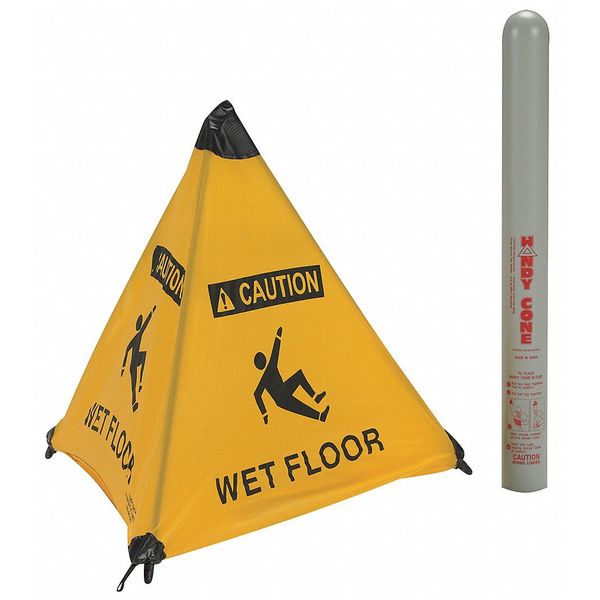 Floor sign, 18 in H, Nylon, English, 17177I