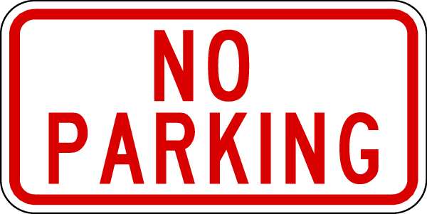 No Parking Sign, 12