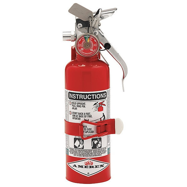 Fire Extinguisher, 1A:10B:C, Halotron, 11 lb