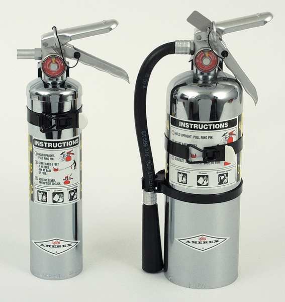 Fire Extinguisher, 1A:10B:C, Dry Chemical, 2.5 lb