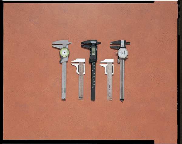 Vernier Caliper, 4 In, SS, 1/16, 1/32 Grad