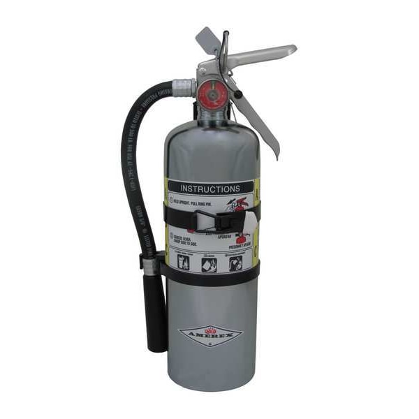 Fire Extinguisher, 2A:10B:C, Dry Chemical, 5 lb