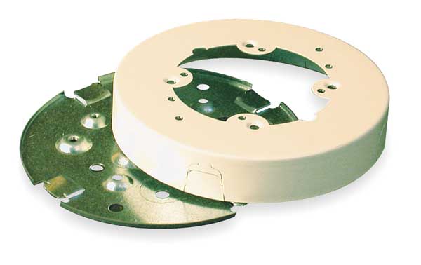 Round Fan Box, Ivory, Steel, Boxes