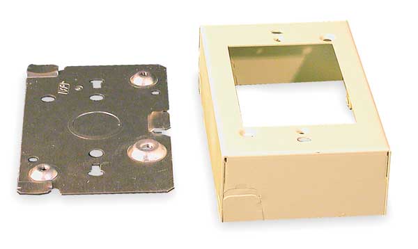 Shallow Device Box, Ivory, Steel, Boxes