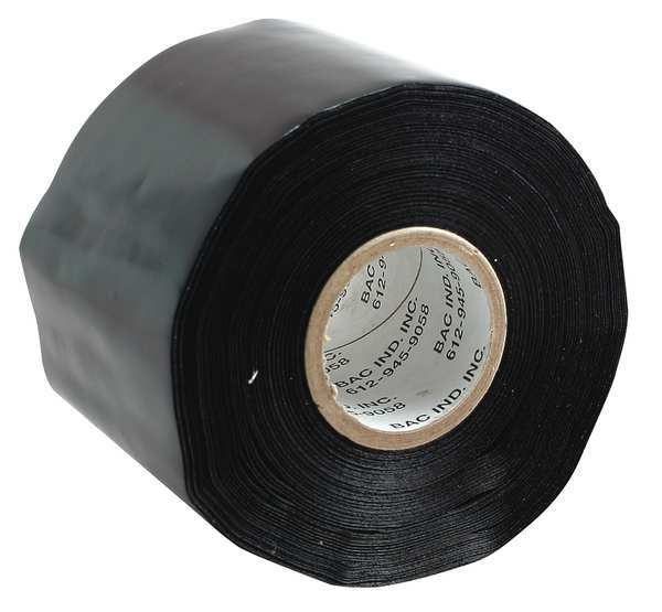 Tarp Tape, 3 In x 36 yd, 7.5 mil, Black