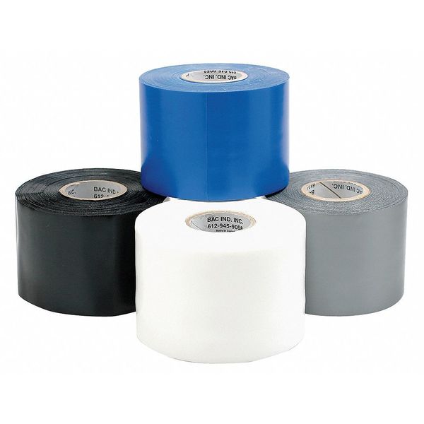 Tarp Tape, 3 In x 36 yd, 7.5 mil, Black