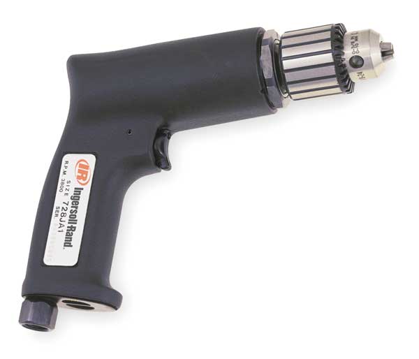 Air Drill, Industrial, Pistol, 3/8 In.