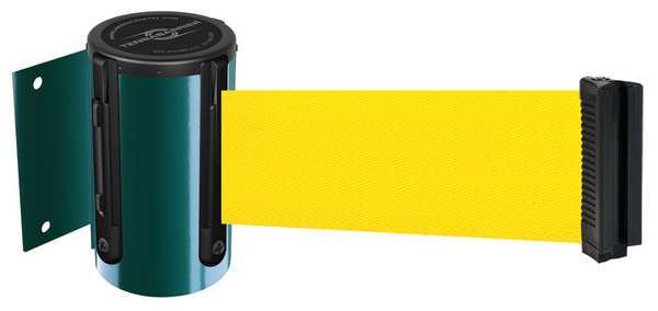 Belt Barrier, Green, Belt Color Yellow