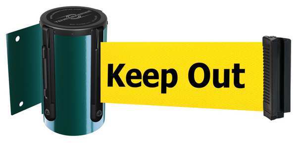 Belt Barrier, Green, Belt Color Yellow