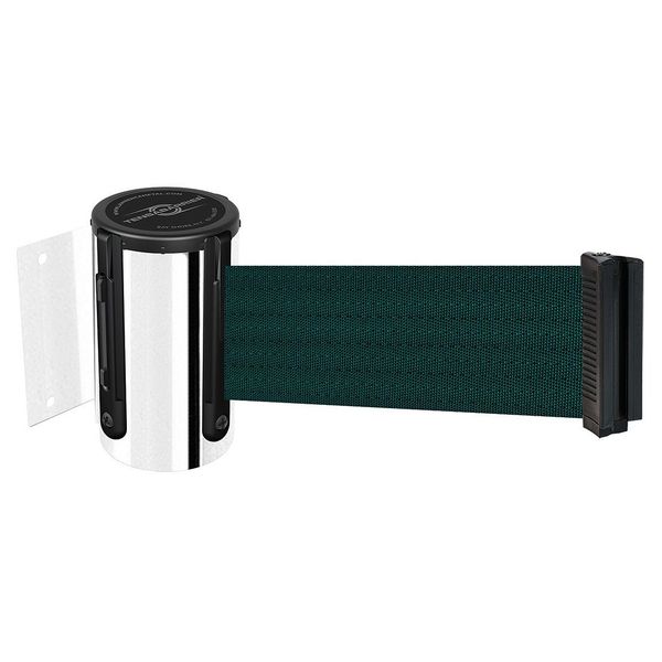 Belt Barrier, Chrome, Belt Color Green