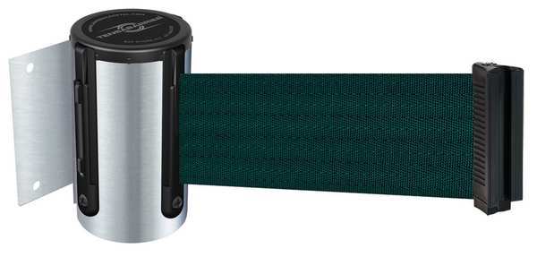 Belt Barrier, Chrome, Belt Color Green