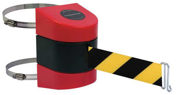 Belt Barrier, Red, Belt Yellow/Black