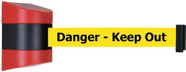 Belt Barrier, Red, Belt Color Yellow