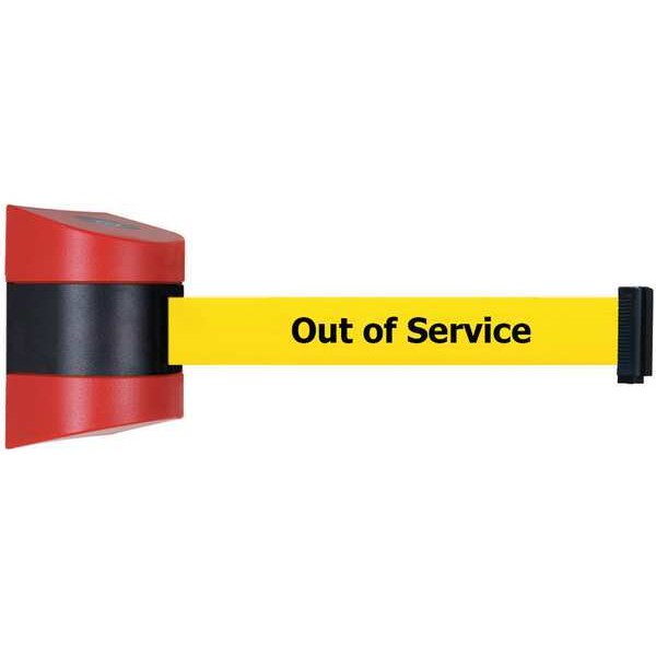 Belt Barrier, Red, Belt Color Yellow