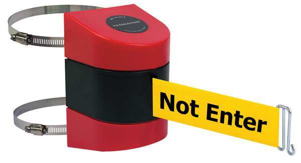 Belt Barrier, Red, Belt Color Yellow