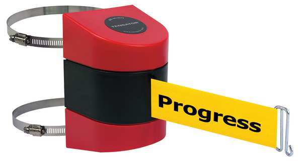Belt Barrier, Red, Belt Color Yellow
