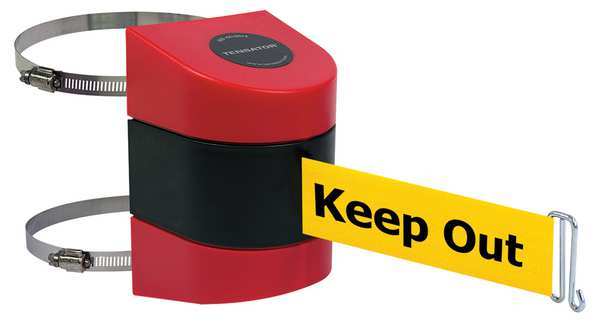 Belt Barrier, Red, Belt Color Yellow