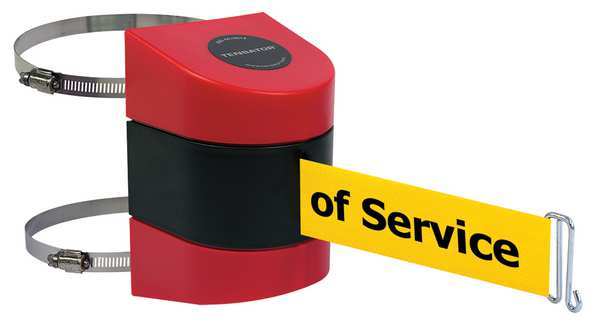 Belt Barrier, Red, Belt Color Yellow