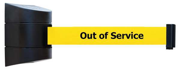 Belt Barrier, Black, Belt Color Yellow