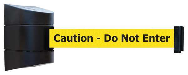 Belt Barrier, Black, Belt Color Yellow
