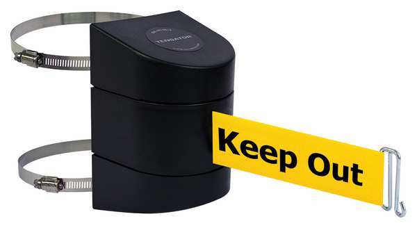 Belt Barrier, Black, Belt Color Yellow