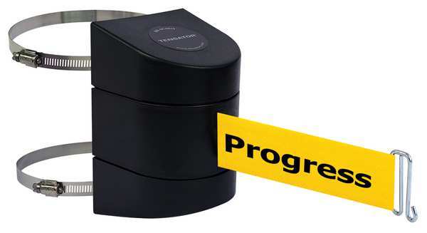 Belt Barrier, Black, Belt Color Yellow