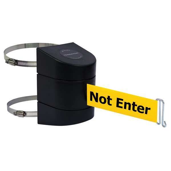 Belt Barrier, Black, Belt Color Yellow