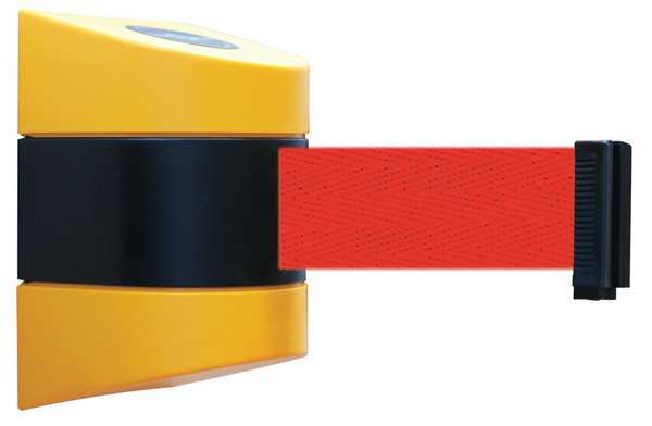 Belt Barrier, Yellow, Belt Color Red