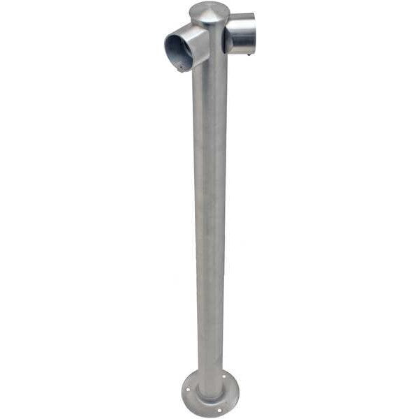 Adapta-Rail, Angle Post, Polished Chrome