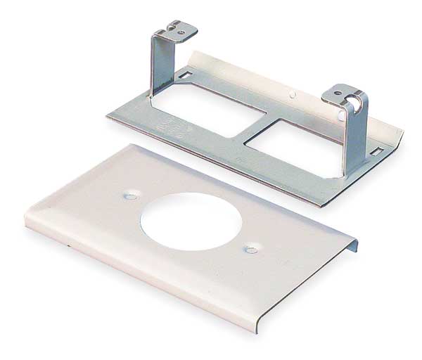 Single Receptacle Cover, Gray
