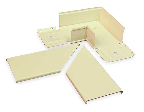 Flat Elbow, 90 deg., Ivory, Steel, Elbows