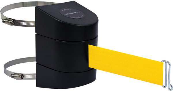 Belt Barrier, Black, Belt Color Yellow