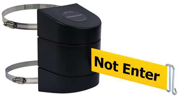 Belt Barrier, Black, Belt Color Yellow