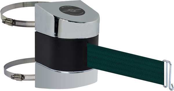 Belt Barrier, Chrome, Belt Color Green